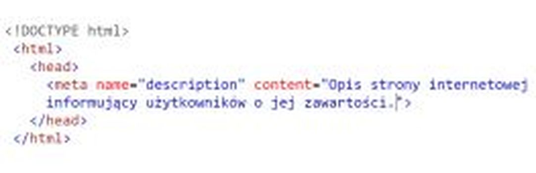 Opis strony internetowej META Description - czym jest i jak stosować go w SEO / pozycjonowaniu stron