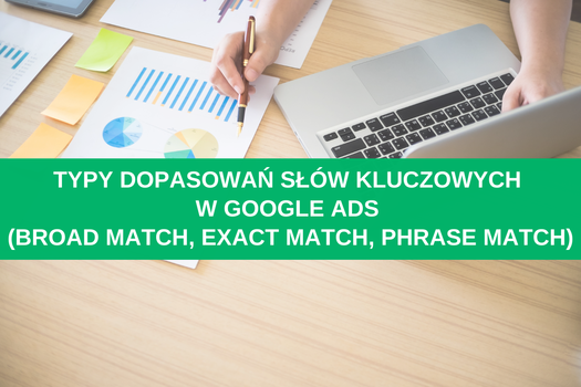 Typy dopasowań słów kluczowych w Google Ads (Broad Match, Exact Match, Phrase Match)