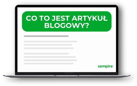 Co to jest artykuł blogowy?