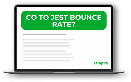 Co to jest bounce rate?