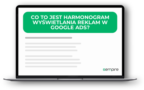 Co to jest Harmonogram wyświetlania reklam w Google Ads?