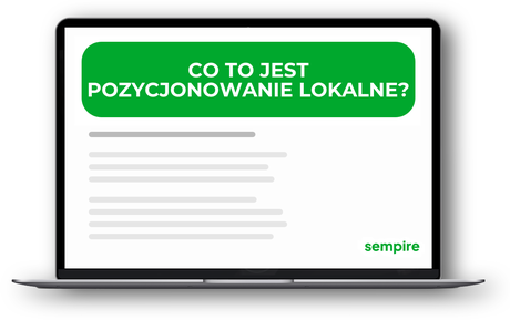 Co to jest pozycjonowanie lokalne?