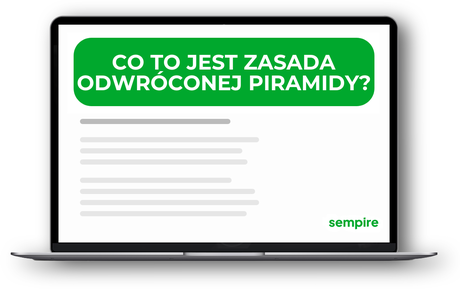 Co to jest zasada odwróconej piramidy?