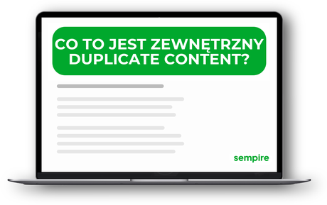 Co to jest zewnętrzny duplicate content?