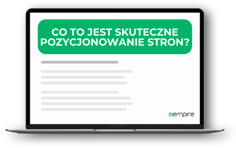 Co to jest skuteczne pozycjonowanie stron?